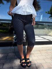 The Kendall - Polka Dot Capri Trouser