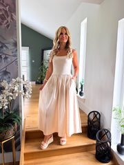 The Lainey - Sleeveless Midi Dress