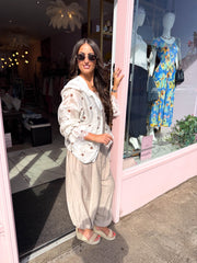 The Priscilla - Polka Dot Lace Coat