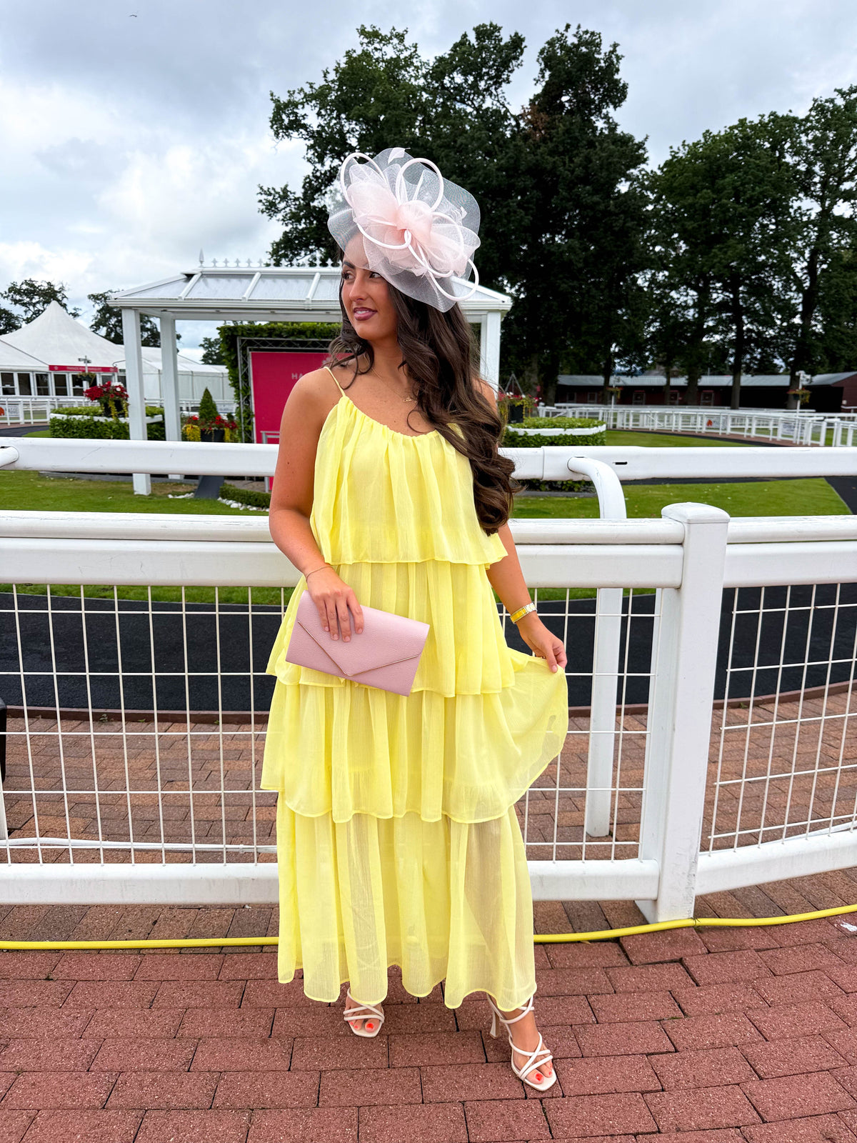 The Millie - Yellow Ruffle Maxi Dress