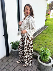 The Georgia - Leopard Print Trouser