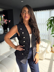 The Becky - Button Military Waistcoat