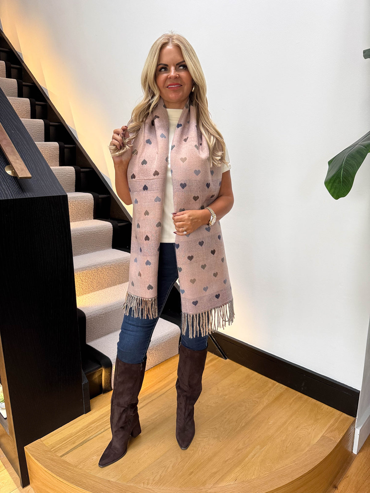 The Thea - Mini Star Fringe Scarf