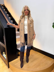 The Iona- Bee Detailing Scarf