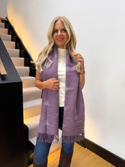 The Iona- Bee Detailing Scarf
