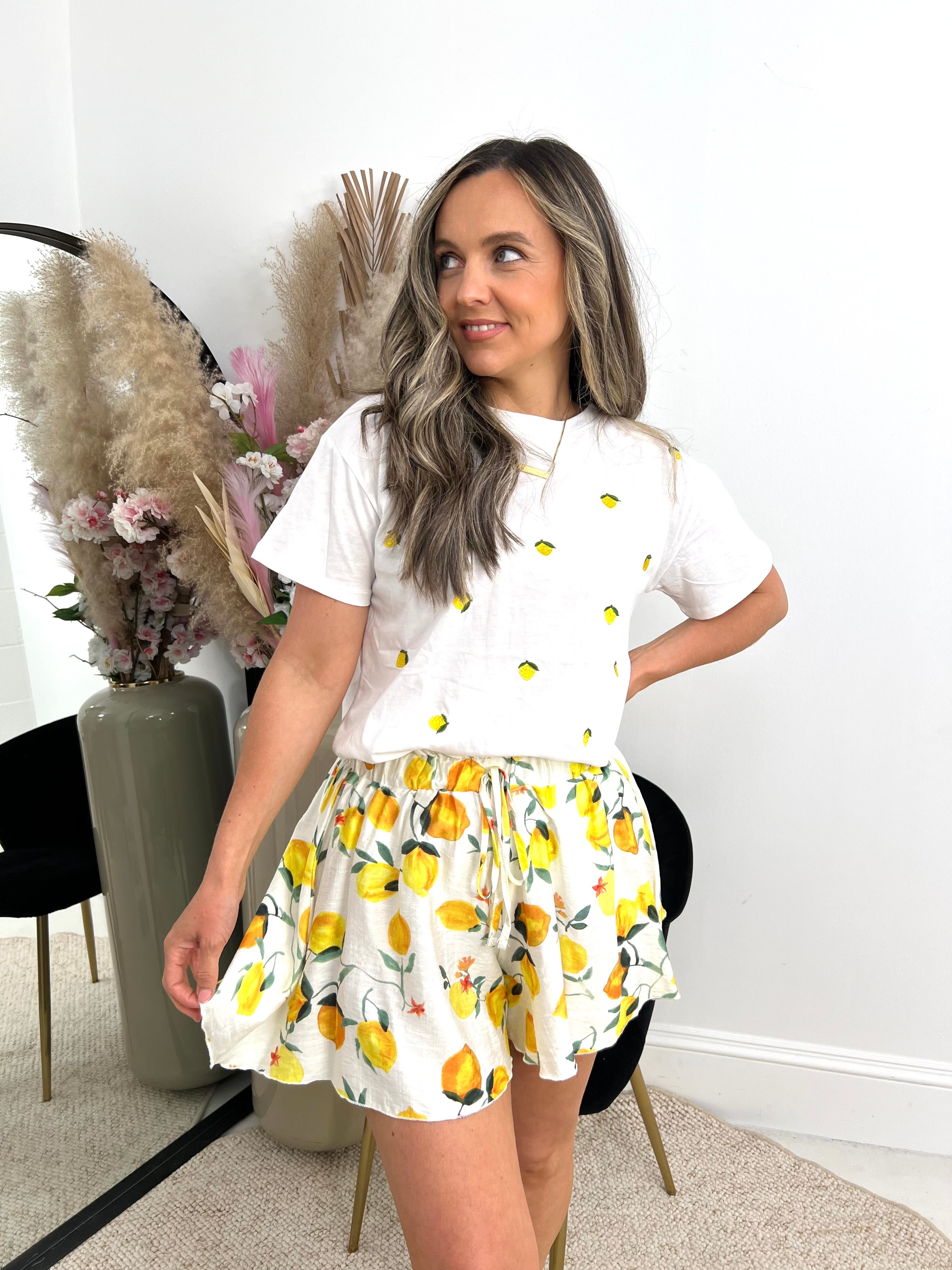 The Faith- Lemon Print T-shirt