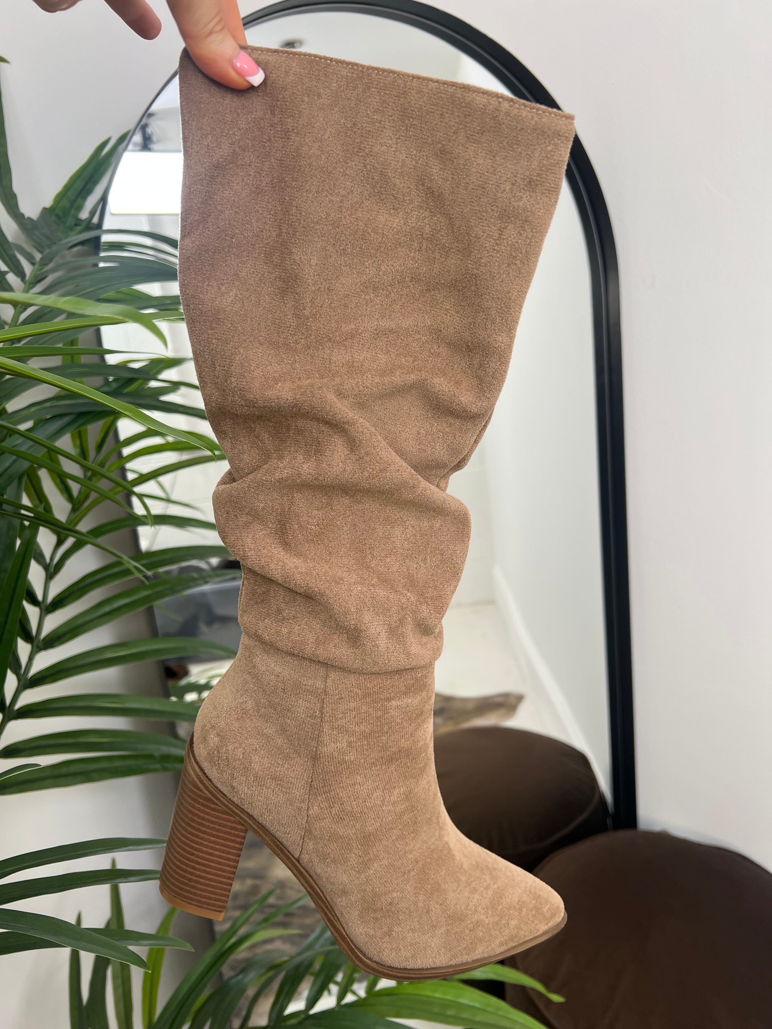 The Ash - Ruched Heeled Boot
