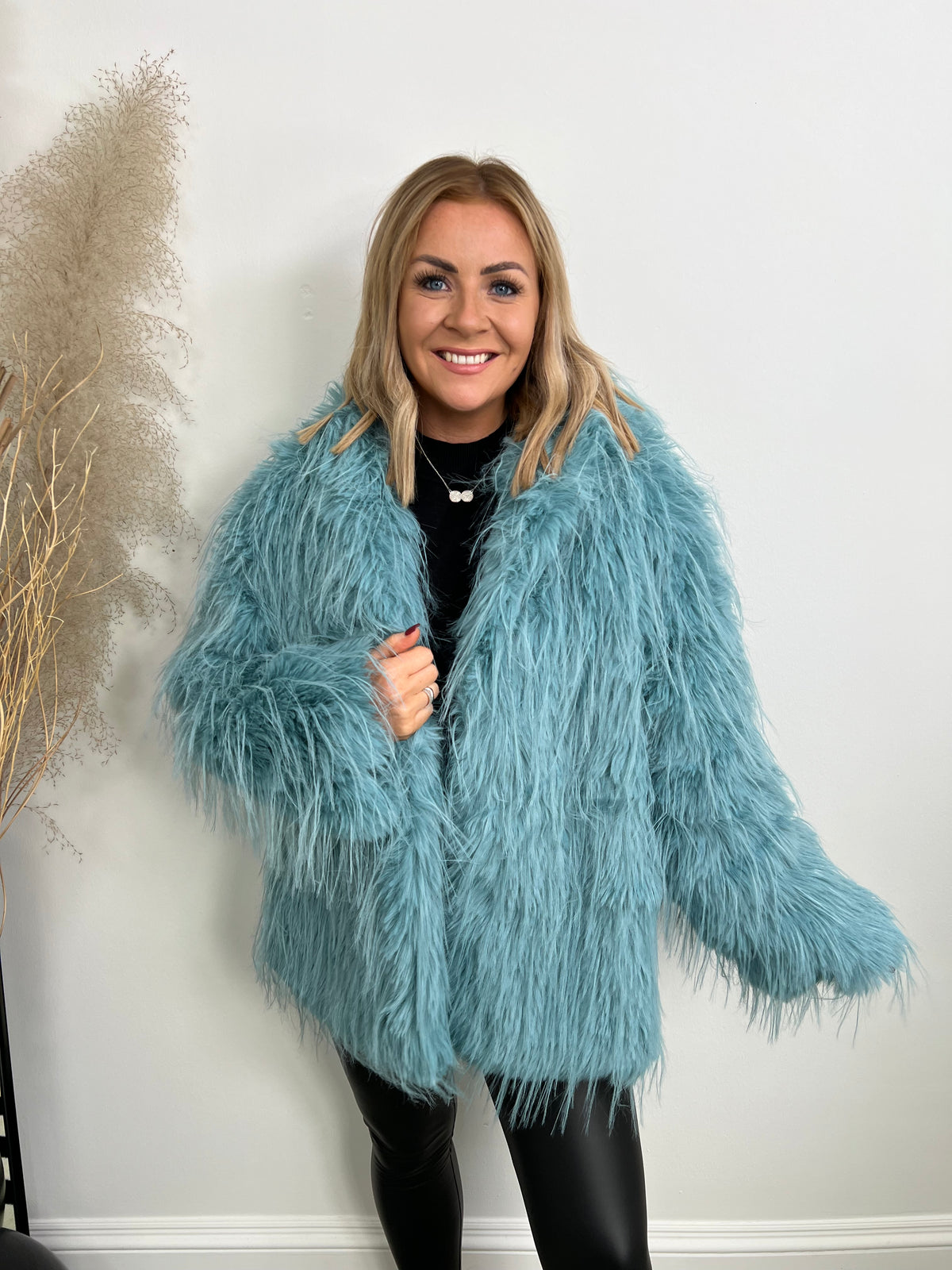The Kath- Hooded Fur Coat
