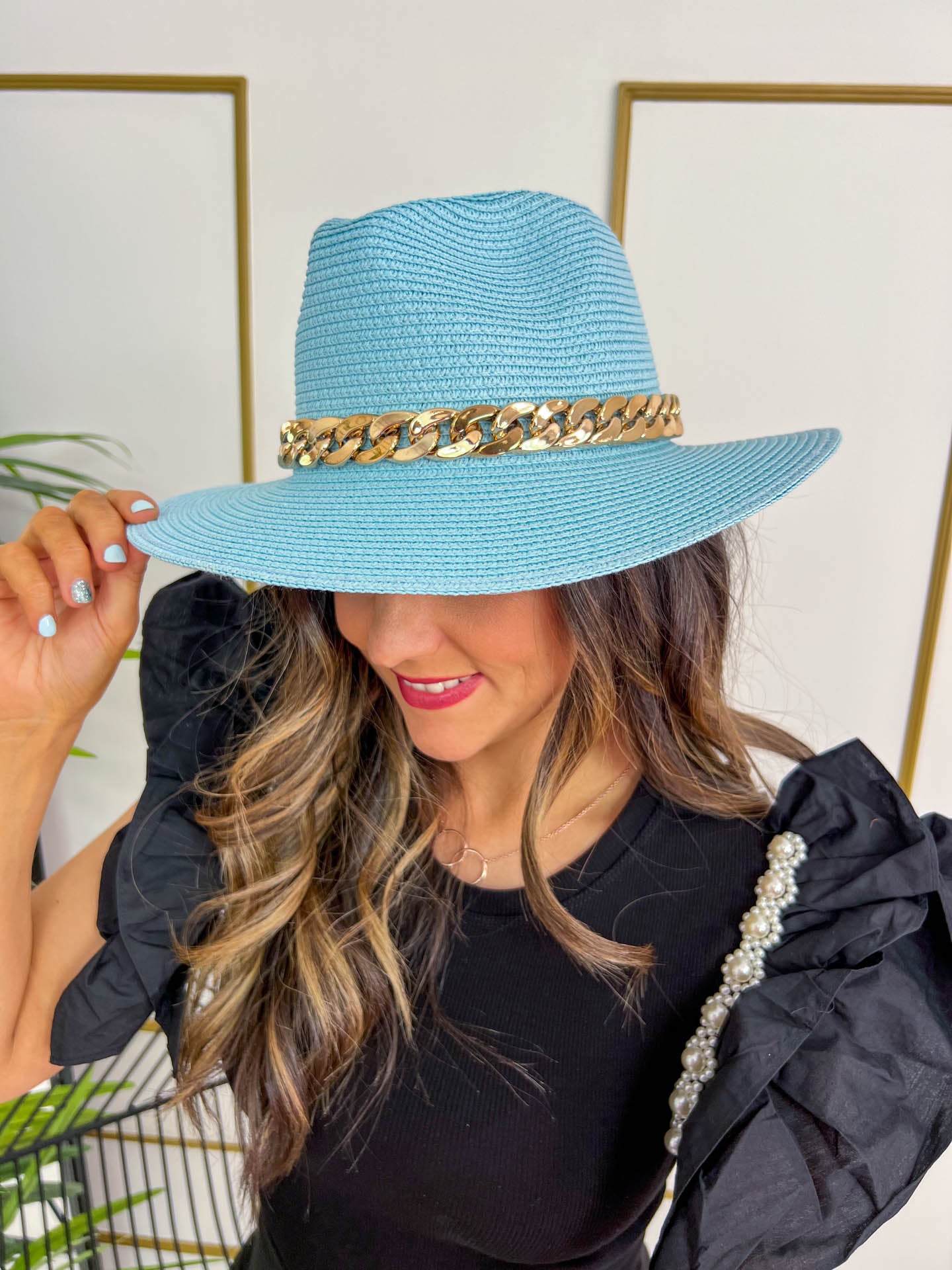 The Romilly - Chain Straw Hat