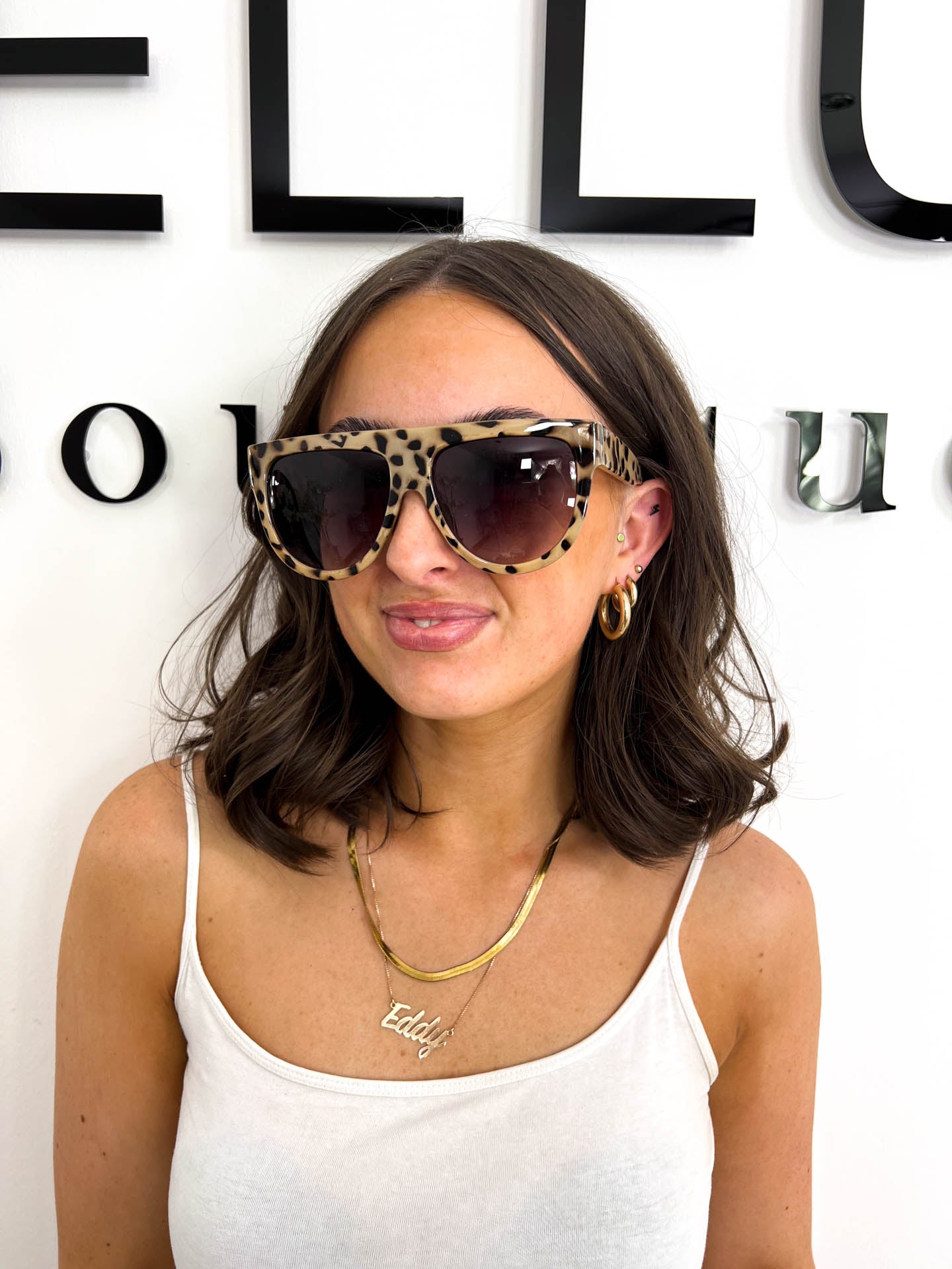 The Isabelle - Leopard Print Sunglasses