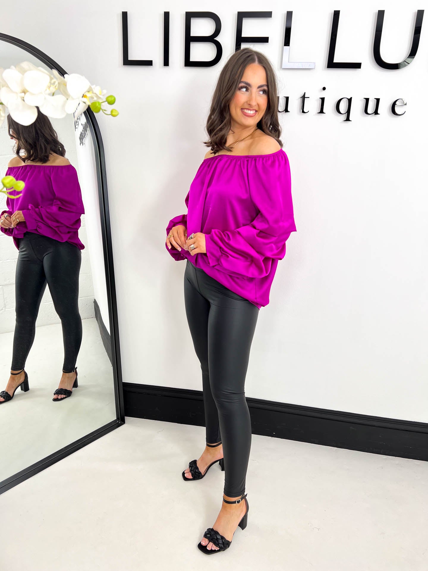 The Angelina - Ruffle Sleeve Blouse