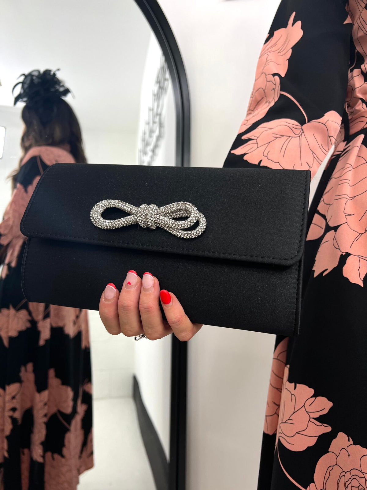 The Gabriella - Satin Clutch Bag