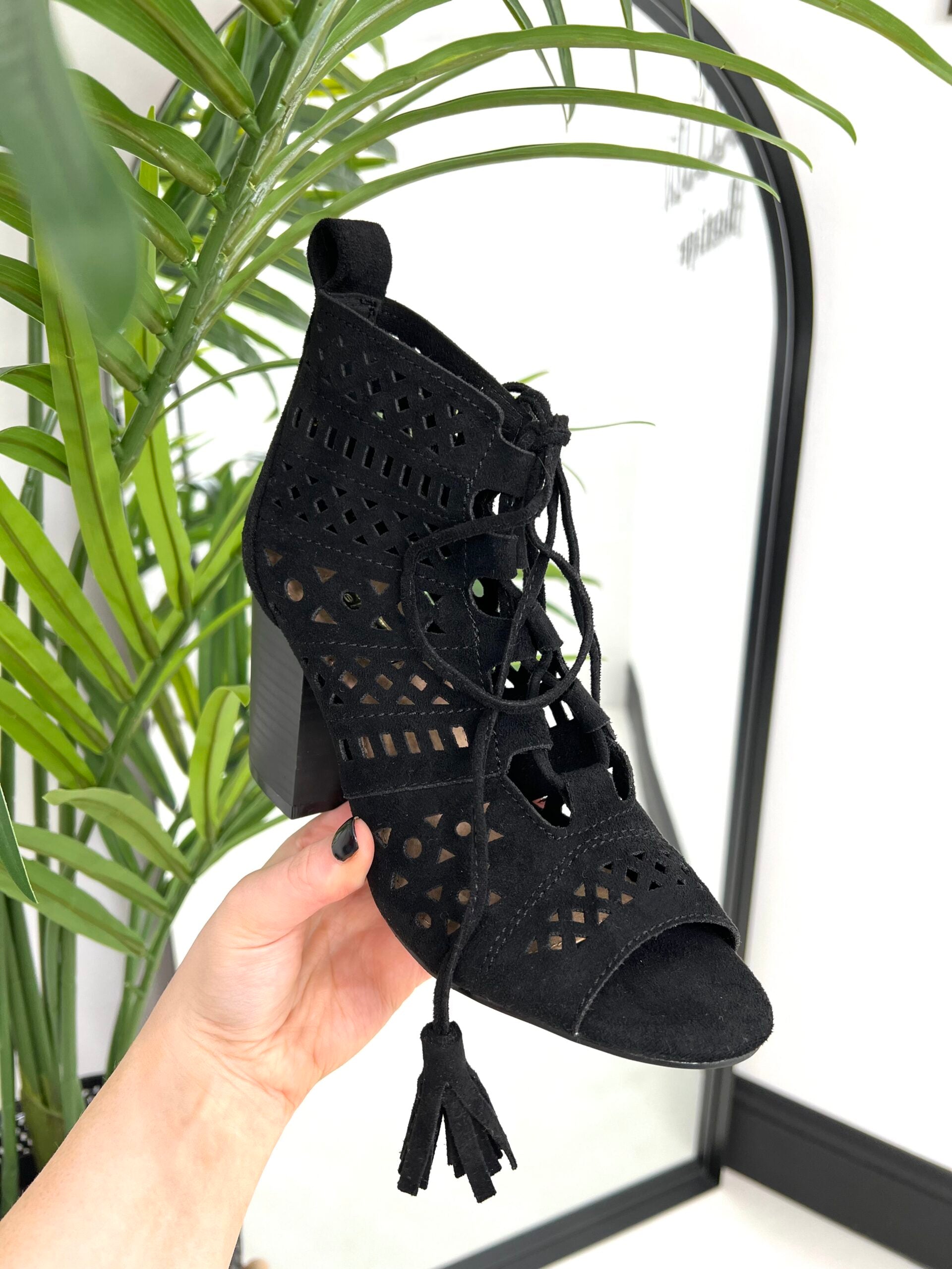 The Kylie - Lace Up Heels