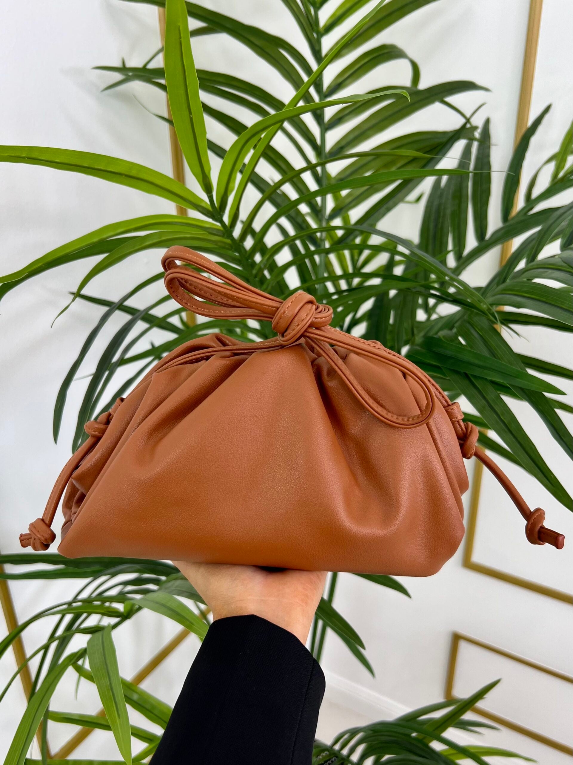 The Monique Ruched Clutch Bag